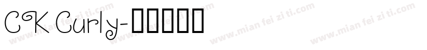 CK Curly字体转换
